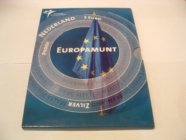 (afbeelding voor) 5 Euromunt Europa Nederland 2004 Proof